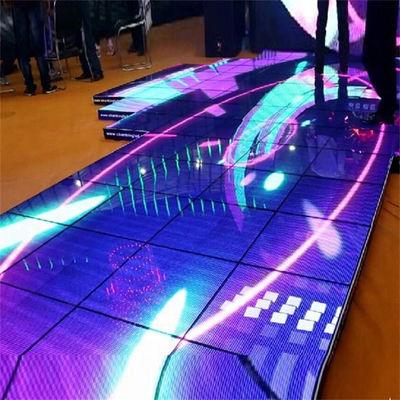 Commercial Interactive LED Screen Floor Tiles 1R1G1B P4.81 P2.064