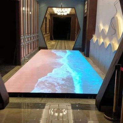 P3.91 LED Floor Tile Waterproof LED Full Color Display 1RGB RoHS