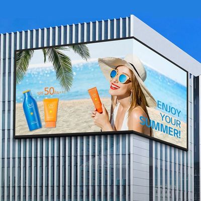3D LED Advertising Screen Outdoor P4.81 LED Display Module 250*250mm