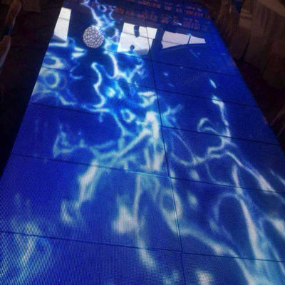 Lightweight Full Color LED Screen Floor Tiles 3.91mm LED Pixel Display FCC