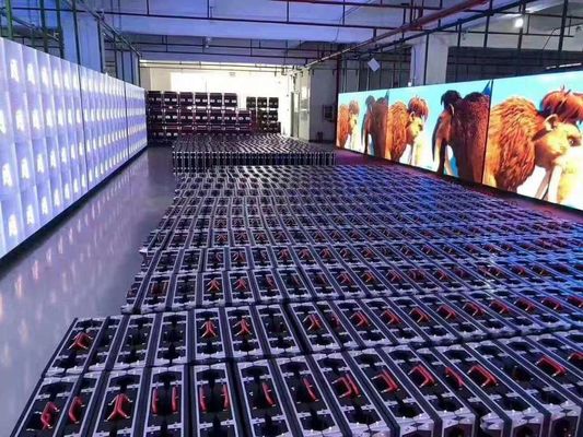 P3.91 Stage Rental Led Display 350w HD LED Screen Cabinet Size 500*500mm