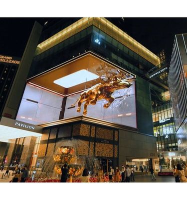 Visualizzatore impermeabile del LED dell'occhio nudo 3D 1RGB P4.81 P3.91 P2.064